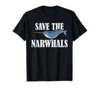 Conservación de Narvales Salvar a los Narvales Océano Vida Silvestre Arte Camiseta