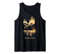 Conservar y proteger Eagle Mountains Naturaleza Amante Animal Camiseta sin Mangas