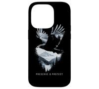 Conservar y proteger Eagle Mountains Naturaleza Amante Animal Carcasa para iPhone 14 Pro