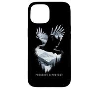 Conservar y proteger Eagle Mountains Naturaleza Amante Animal Carcasa para iPhone 15