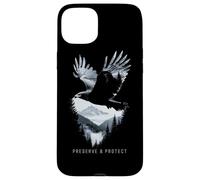 Conservar y proteger Eagle Mountains Naturaleza Amante Animal Carcasa para iPhone 15 Plus