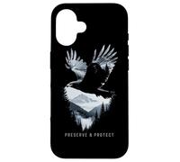 Conservar y proteger Eagle Mountains Naturaleza Amante Animal Carcasa para iPhone 16