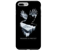 Conservar y proteger Eagle Mountains Naturaleza Amante Animal Carcasa para iPhone 7 Plus/8 Plus