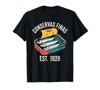 Conservas de conservas de Pescado en conserva de la Vendimia Sardinas Camiseta
