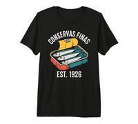 Conservas de conservas de Pescado en conserva de la Vendimia Sardinas Camiseta Premium