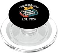 Conservas de conservas de Pescado en conserva de la Vendimia Sardinas PopSockets PopGrip para MagSafe