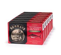 CONSERVAS SERRATS - Ventresca de Bonito del Norte del Cantábrico en Aceite de Oliva - 6 Latas x 115g (Total: 690g) - La Parte Más Jugosa y Sabrosa - Elaboración Artesanal desde 1890