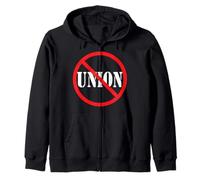 Conservative No Anti Union Non Union Sudadera con Capucha