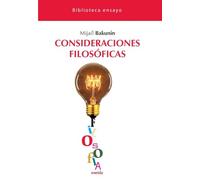 Consideraciones Filosoficas (BIBLIOTECA ENSAYO)