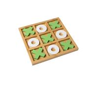 Aquamarine Games Consigue 3 Bamboo FSC100% Juego de Tres en Raya de Madera
