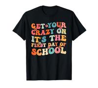 Consigue tu Cray On It's The First Day of School Teacher Funny Camiseta