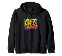 Consigue un emblema de voz rico para mentes ambiciosas Sudadera con Capucha