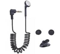 ¡Consigue una calidad de sonido clara y fina con auriculares individuales con cable y auriculares individuales con cable! Auriculares de un solo lado con alambre de resorte diseñados para la izquierda