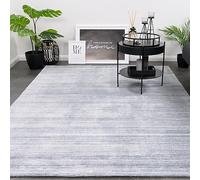 Consilio Concept Alfombra para salón 160 x 230 cm Color Gris Natural de Lana Moderna Mezcla discreta Feng Shui de Lujo con Certificado de Lujo Fabricado en Alemania diseño de fábrica Marca Oeko Tex