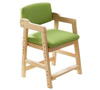 Conslika Sillas de Estudio de Madera Maciza Ajustables, sillas de Comedor/sillas de Oficina de Madera Maciza Ajustables para niños, adecuadas para el Uso doméstico/mesas de Trabajo en el Estudio.(B)