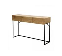 Calicosy Consola 3 cajones acabado roble 120 cm