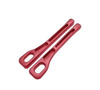 Consola Central Apoyabrazos 2 bolsas de almacenamiento para grietas entre asientos, organizador de consola, decoración interior, accesorios de coche, herramientas(Red)