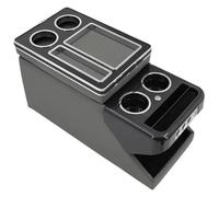Consola Central Caja Almacenamiento Reposabrazos Coche Para Odyssey 2003 2004 2005 2006 2007 2008, Juego De Rieles Delanteros Para La Fila Central(B Grey)