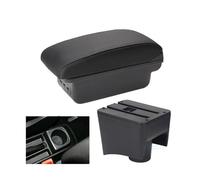 Consola Central Caja Para VW Para Polo Mk5 6R Vento 2012-2018 Compartimento Reposabrazos Para Coche Caja Almacenamiento Piezas Interiores Accesorios Coche USB Accesorios Coche(B2 Black line 3USB)