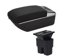 Consola Central Coche Compartimento Almacenamiento Trasero Una Sola Capa Doble Para Nissan NV200 Reposabrazos Ajustable(Type B)