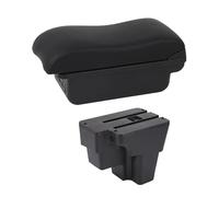 consola central coche Para KIA STONIC Para Rio LX Para Cerato 2015-2021 Almacenamiento Central Puerto USB Reacondicionamiento Reposabrazos Apoyabrazos Caja(C Black Line 1)