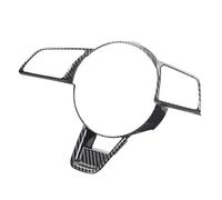 Consola Central Cubierta Panel Para A4 B9 Para A5 S4 S5 2020-2022 Estilo De Coche Botones Interruptor Volante Molduras Marcos Pegatina Cubierta(A Carbon fiber Color)