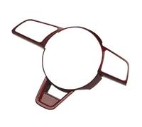 Consola Central Cubierta Panel Para A4 B9 Para A5 S4 S5 2020-2022 Estilo De Coche Botones Interruptor Volante Molduras Marcos Pegatina Cubierta(A Model Red)