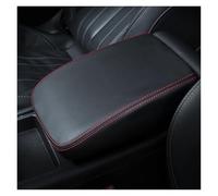 Consola Central Cubierta Panel Para Q5 2017-2024 Almohadilla De Cuero Protección Caja Apoyabrazos Central(Black red line)