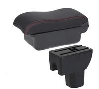 Consola central de cuero con espacio de almacenamiento de doble capa, reposabrazos de coche, caja de almacenamiento automático, soporte de brazo, detalles interiores, pieza de reajuste, para Suzuki