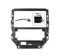 Consola central del coche Panel Marco frontal de radio de coche de 9 pulgadas compatible con VW Golf Bora MK4. Incluye kit de montaje en salpicadero con cableado. Panel de navegación(Frame cable)