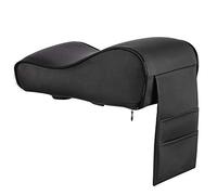 Consola Central del reposabrazos Universal, Almohadilla de reposabrazos de coche con memoria suave, almohadilla de caja de pasamanos de coche de cuero de PU soporte de codo antifatiga para coche