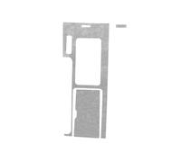 Consola Central Tapizado interior Adhesivo Decorativo Para El Panel La Palanca Cambios Interior Del Para Ford Mustang 2009-2013, Material De Gamuza(Light Gray)