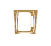 Consola Central Tapizado interior Adhesivo Para El Panel Cambio Marchas Interior Para Benz W204 Clase C 2007-2013(RHD Teak)