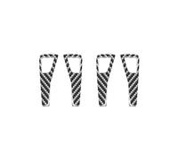 Consola Central Tapizado interior Pegatinas Decorativas Fibra Carbono El Botón Del Interruptor La Puerta Del Para Model Y 2017-2022