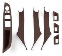 Consola Central Trim Para BMW 520i 523i 525i 528i 530i F10 F11 Serie 5 Tirador Manija Panel Puerta Pasajero Con Volante Izquierda Derecha(Lhd Brown)