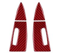 Consola Central Trim Para Cayenne 2003-2010 Adhesivo PVC Suave Panel Cenicero Asiento Trasero(Red,B)