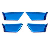 Consola Central Trim Para Hyundai Para Tucson 2015-2020 4 Pegatinas Decorativas Acero Inoxidable Manija Puerta Interior Coche(Blue)