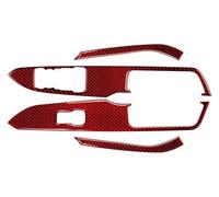 Consola Central Trim Para Mustang GT 2015-2021 Embellecedor Decorativo Panel Control Interruptor Elevalunas(Red,RHD)