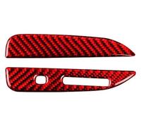 Consola Central Trim Para Mustang GT 2015-2021 Embellecedor Panel Caja Cambios Marco Decorativo Adhesivo Interior(Red,Style A)