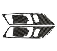 Consola Central Trim Para Mustang GT 2015-2021 Pegatinas Decorativas Marco Manija Puerta Cubierta Consola Central(Black,Type A)