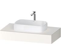 Consola Collection One de Duravit, 1000x550x170mm, con recorte central, QA4801084840000, Color: Supermatt blanco