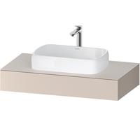 Consola Collection One de Duravit, 1000x550x170mm, con recorte central, QA4801091910000, Color: Topo mate