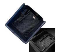 Consola de almacenamiento para reposabrazos de automóvil para 8 2019-2023, organizador de consola central ABS negro con tapa, accesorio de compartimento interior fácil de instalar