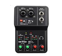 Consola de Audio Mezclador de Sonido Estéreo, Con monitor de guitarra eléctrica, transmisión en vivo, grabación for estudio, canto, computadora, PC, calidad de audio