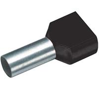 Consola de cable Vogt Verbindungstechnik 470408D 1,50 mm² x 8 mm, parcialmente aislado, negro, 100 unidades