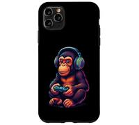 Consola de chimpancé Divertido Video Games Graphic Player Modo Carcasa para iPhone 11 Pro Max