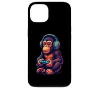 Consola de chimpancé Divertido Video Games Graphic Player Modo Carcasa para iPhone 13