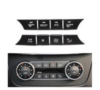 Consola de coche aire acondicionado AC calentador volumen viento botón Control clima Compatible con Benz ML GL GLE GLS W166 W292 ML350 GL350(Model C)