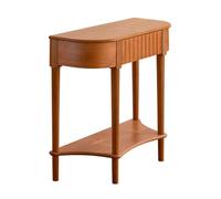 Consola de Entrada Mesa consola moderna de mediados de siglo, mesa consola estrecha, mesa de entrada de madera for sala de estar, mesa auxiliar de exhibición for vestíbulo, entrada y pasillo Mesa de E