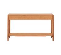 Consola de Entrada Mesa de consola moderna con 3 cajones, mesa de entrada estrecha de madera con estante abierto, mesas de entrada de estilo rústico for entrada, recibidor, pasillo, sala de estar Mesa